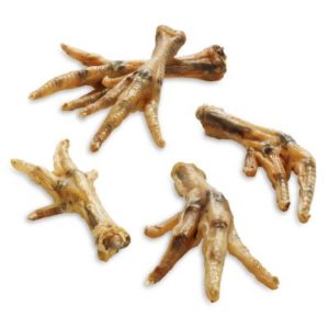 is raw chicken feet good for dogs